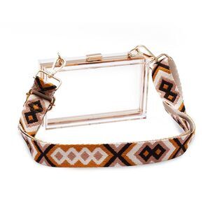 Sharplus Clear Crossbody Clutch - Stadium Approved Acrylic Box Handbag